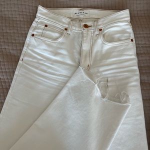 SLVRLAKE Grace Jeans - wide leg raw hem